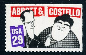 Scott #2566 - 29¢ Abbot & Costello - MNH