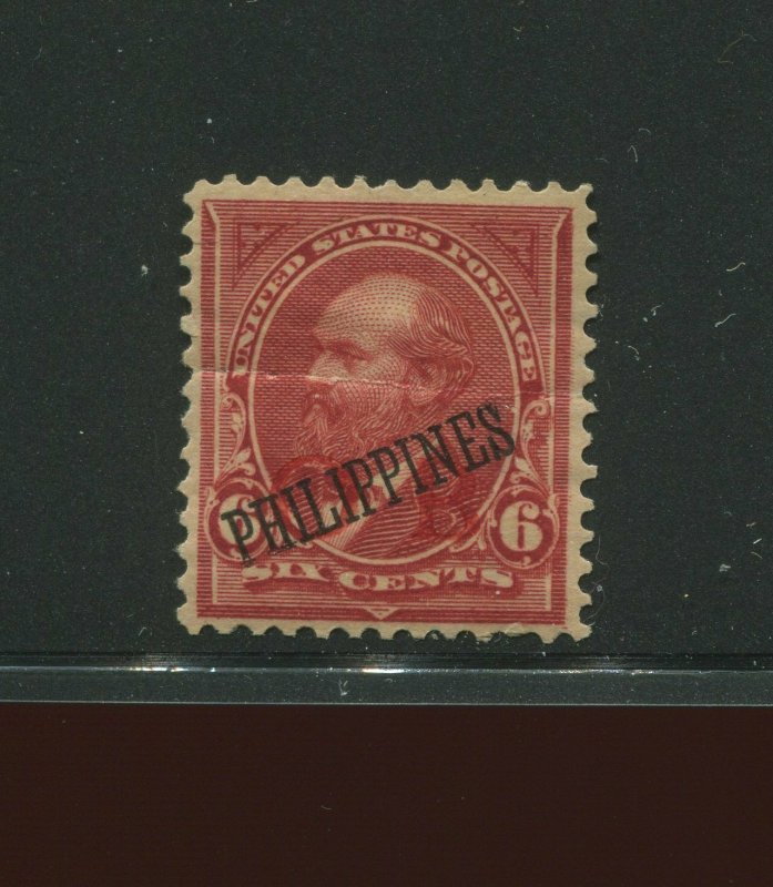 Philippines 221 Var Garfield RED Bandholtz O.B. Official Business Mint Stamp