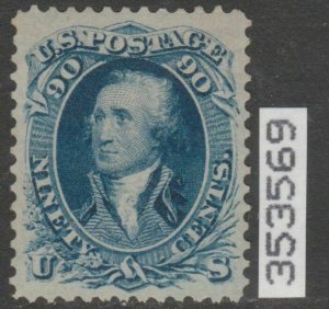 #72 90c 1861 XF+ UNUSED GEM WITH PF CERT HV63 LD128