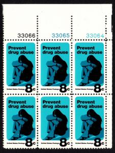 United States 1438 - MNH Plate Block - Top