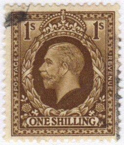 Great Britain #220 used - 1sh king