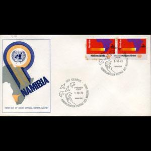 UN-GENEVA 1973 - FDC-34 Namibia(WH518)