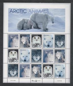 U.S. Sc.# 3288-92 mint unhinged Arctic Animals sheet