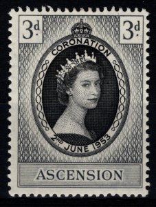 Ascension 1953 Elizabeth II Coronation, 3d [Unused]