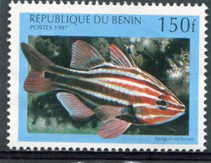Benin 1997 FISH 1 value  Perforated Mint (NH)
