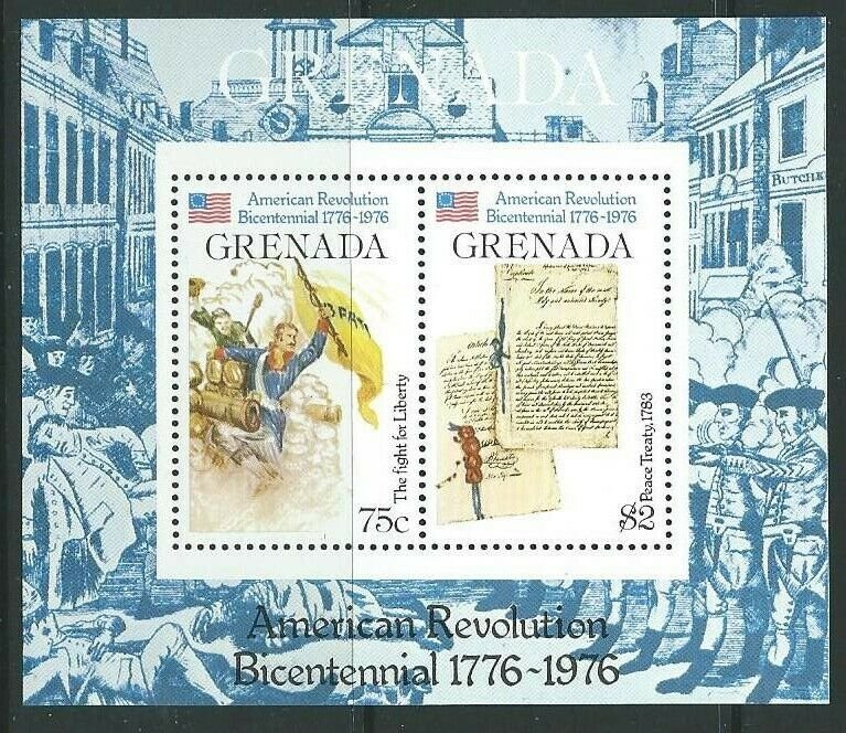 GRENADA SGMS792 1976 BICENTENARY OF AMERICAN REVOLUTION MNH