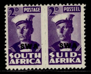 SOUTH WEST AFRICA GVI SG126, 2d violet, M MINT.