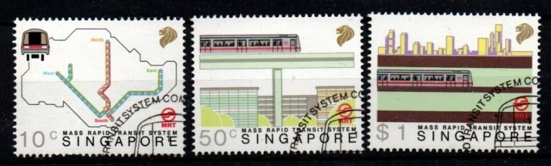 SINGAPORE SG572/4 1988 MASS RAPID TRANSIT SYSTEM  USED