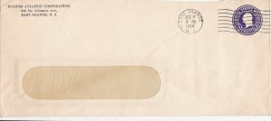 U.S. ECLIPSE AVIATION CORPORATION, East Orange, N.J. 1936 PrePaid Cover Rf 47208