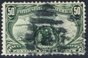 291, Used VF 50¢ Trans Mississippi ** Stuart Katz