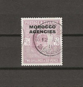 MOROCCO AGENCIES 1907/13 SG 38 USED