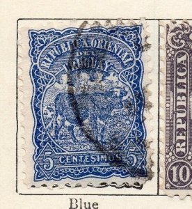 Uruguay 1904 Early Issue Fine Used 5c. 125762