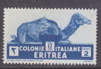 Eritrea sc#158 1934 2c Animals used