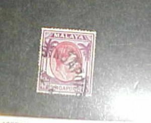 SINGAPORE STAMP #26 USED cat.$26.00