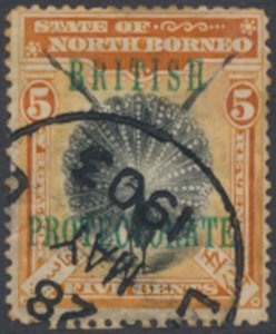 North Borneo   SG 131a  SC#  109 * p 14½x15  Used  see details & scans