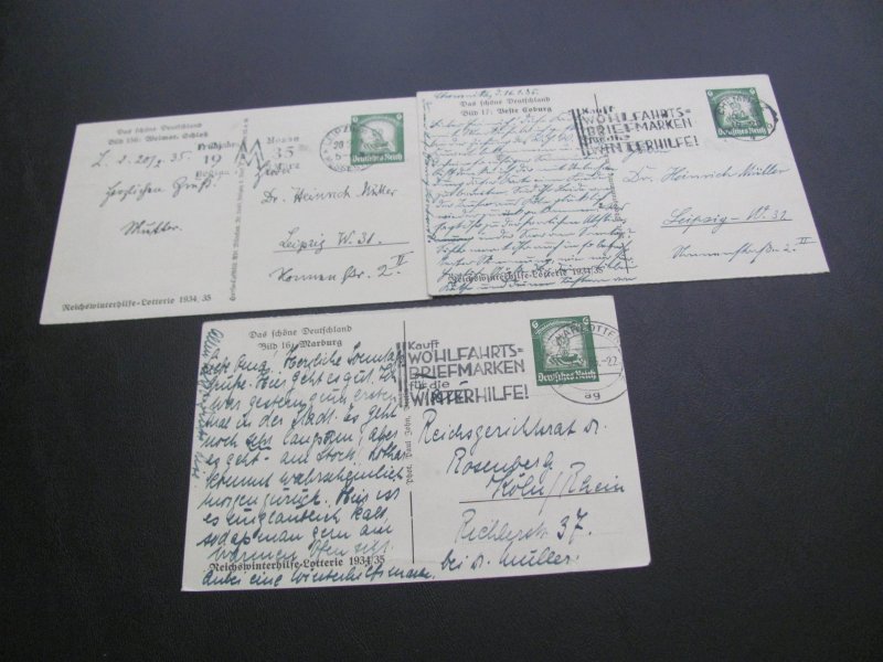 GERMANY 1934 3 PPC USED  VF (116)