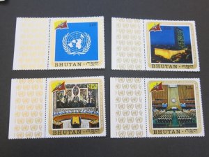 Bhutan 1971 Sc 130-33 set MNH