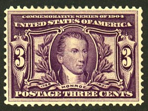 U.S. #325 MINT OG LH