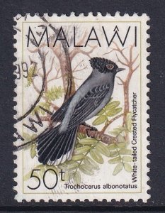 Malawi   #528 used  1988   birds  50t