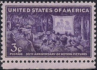 926 3 cent Motion Pictures mint  OG NH XXF