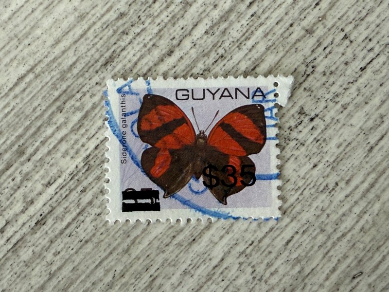 Guyana #2057c Used, $35 on 35c, 2024 SCV $0.60