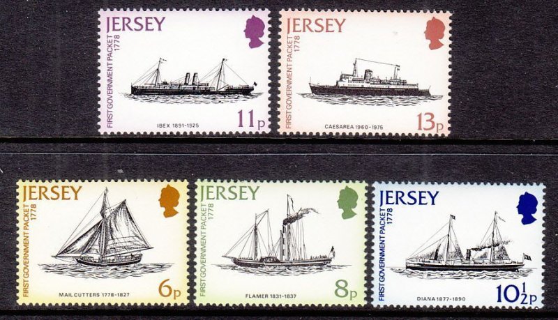 Jersey MNH 197-201 Ships