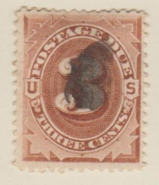 U.S. Scott #J3 Postage Due Stamp - Used Single