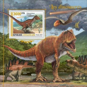 2021/07- CENTRAL AFRICAN  - DINOSAURS             1V    MNH ** T