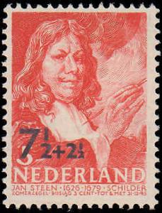 1940 Netherlands #B128, Complete Set, Never Hinged