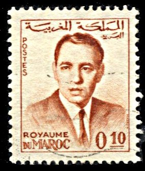 Morocco 78, used, King Hassan II