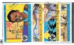 Chad; Scott 374-377;  1979;  Used; Complete Set