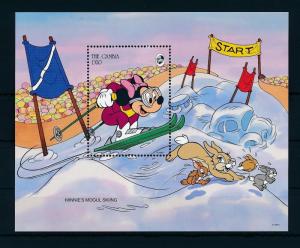 [22383] Gambia 1993 Disney Minnie Mouse mogul skiïng MNH