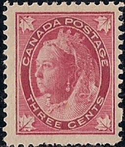 Canada #69 2 cent 1898 Queen Victoria Stamp Unused LH OG VF 