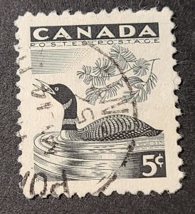 CA S#369 U-VF $0.05 04/10/1957 - Wildlife - Loon