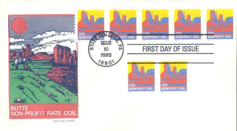 US 2902 FDC - PNC 5 - Plate S1111 - House of Farnam - Butte