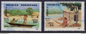 Dominican Republic, 1990, America-Pre Colombian Life, used*