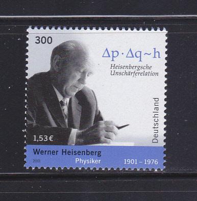 Germany 2142 Set MNH Werner Heisenberg, Physicist