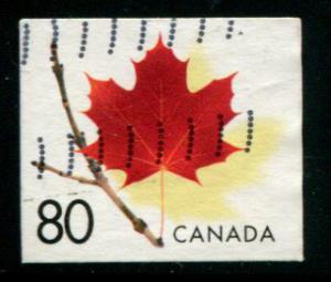 2013 Canada 80c Red Maple Leaf bklt, used