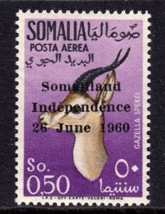 Somalia 1960 Independence Mint MH SC C68 SG 354 CV £65