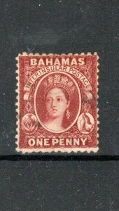 Bahamas 1863-77 1d Brown-Lake Mlh