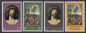 St Lucia 245-8 Easter mnh