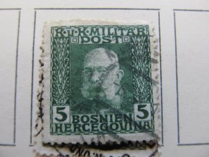 Bosnia & Herzegovina 1912-14 5h fine used stamp A13P18F46