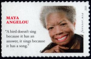 SC#4979 (49¢) Maya Angelou Single (2015) SA