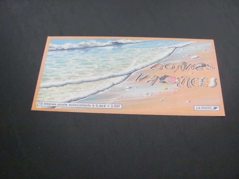 FRANCE 2001 SC# 2829a VACATION BOOKLET FACE VALUE $4.60 EUROS