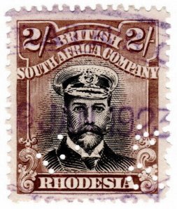 (I.B) Rhodesia/BSAC Revenue : Duty Stamp 2/-