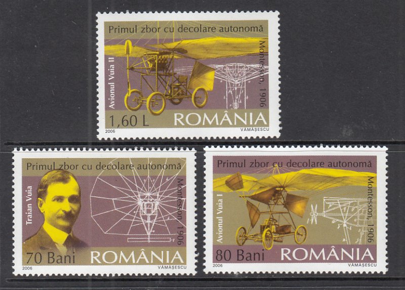 Romania 4799-4801 MNH VF