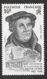 FRENCH POLYNESIA SG408 1983 MARTIN LUTHER MNH