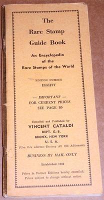 1957 The Rare Stamp Guide Book - Vincent Cataldi