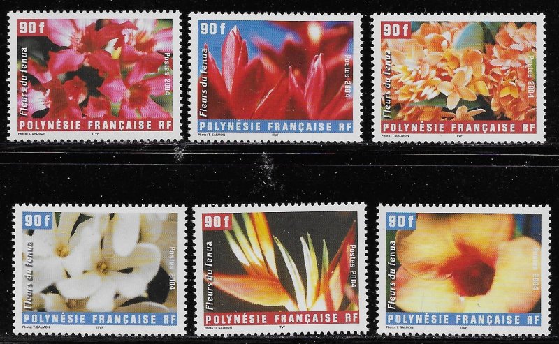 French Polynesia Scott #'s 884a-f MNH