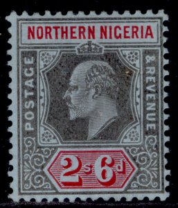 NORTHERN NIGERIA EDVII SG37, 2s 6d black & red/blue, M MINT. Cat £20.